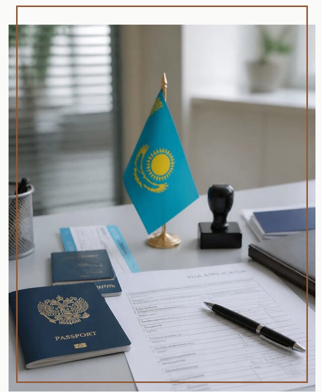 Оформление визы в Казахстан для поездки и работы в Кушве